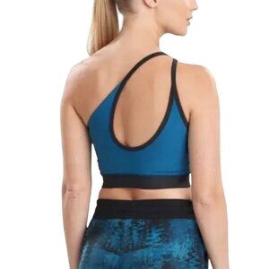 Josie Natori Womens Size S Jade‎ Solstice Asymmetrical Cropped Top NWT